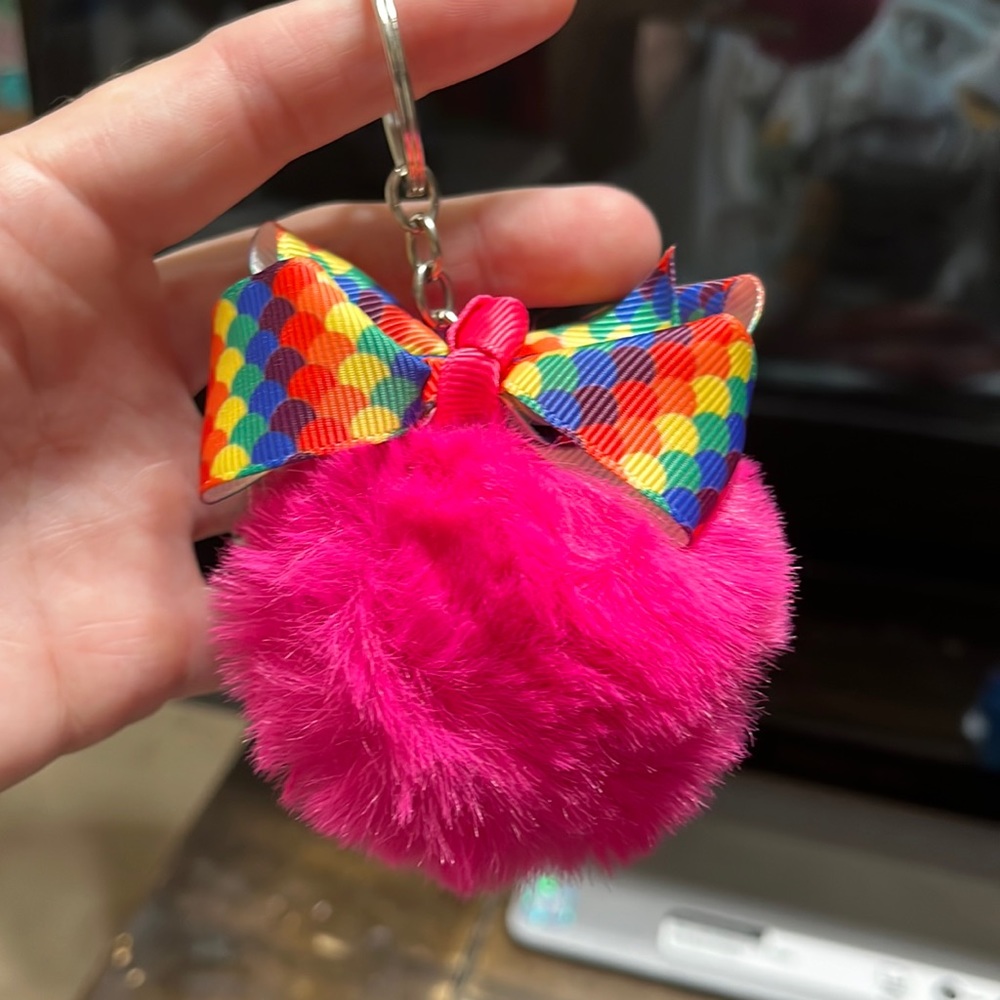 Purse key charm